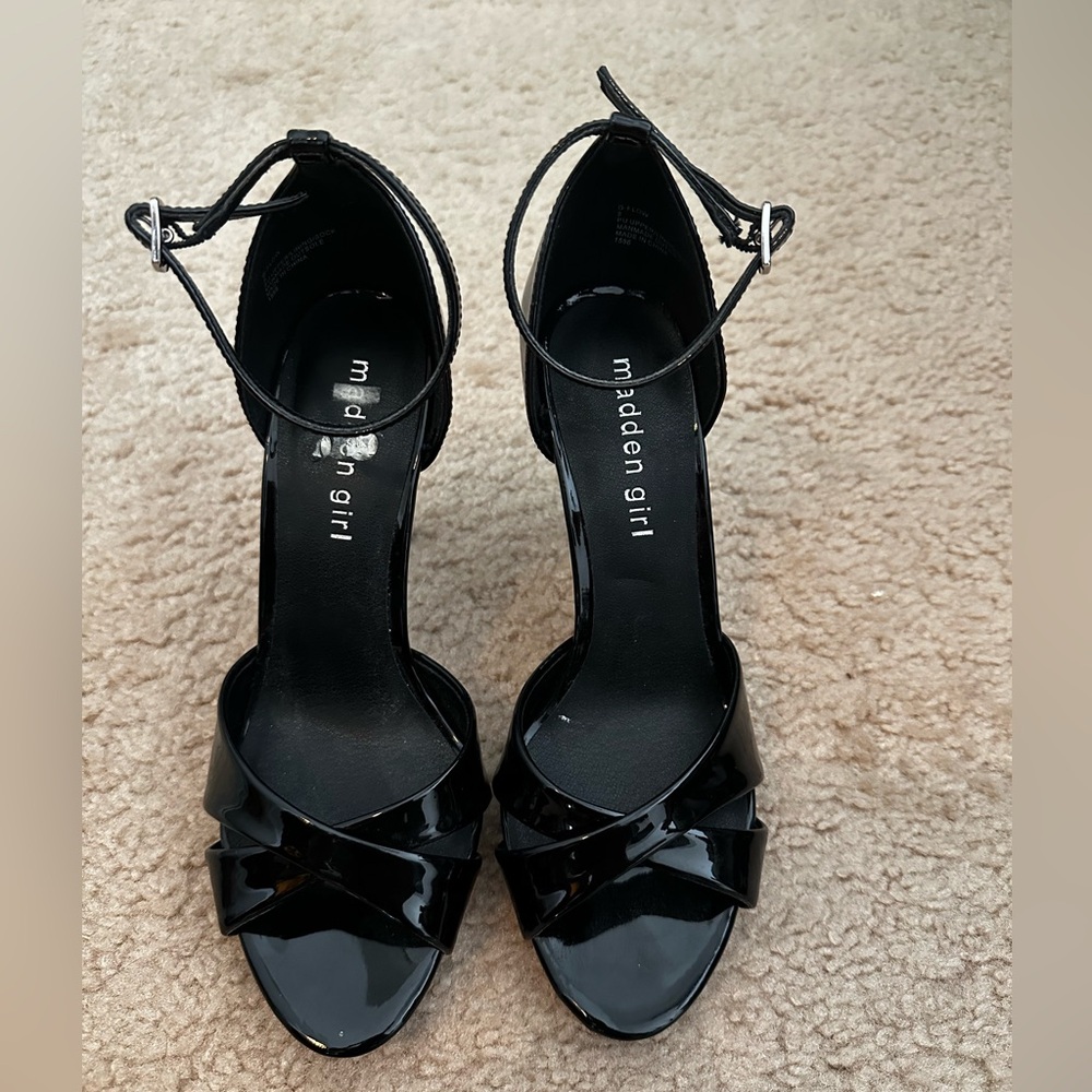 Black Madden Girl Heels
